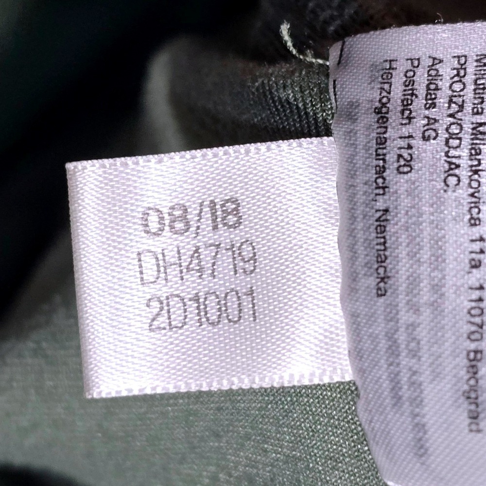 Adidas 2018 Originals DH4719 Velour Trefoil Hoodie Green Women's L - Picture 6 of 10
